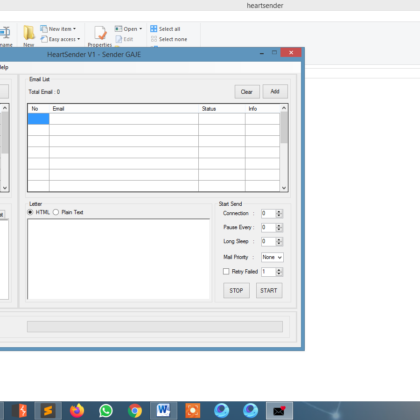HEART SENDER 100% WORKING | LIFETIME LICENSE | SPAM TOOLS