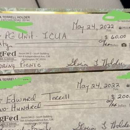 AGFED CREDIT UNION DEPOSIT CHECK | $2000 - $5000