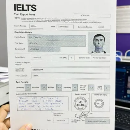 Buy IELTS Certificates