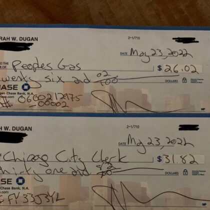 CHASE BANK DEPOSIT CHECK