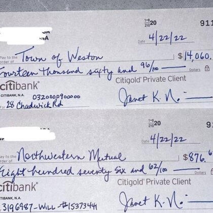 CITI BANK DEPOSIT CHECK | $2000 - $5000