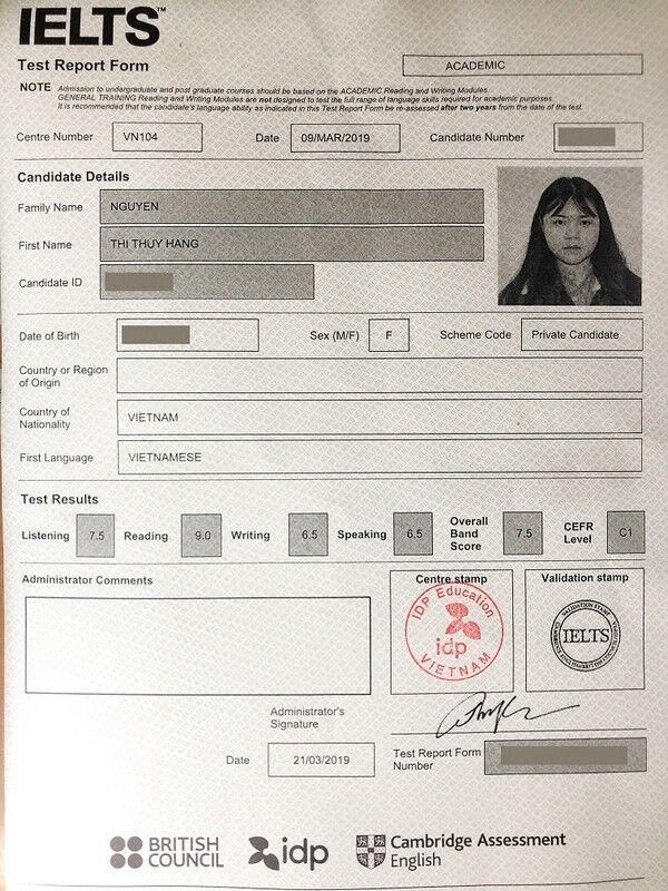 High score IELTS Certificates for sale
